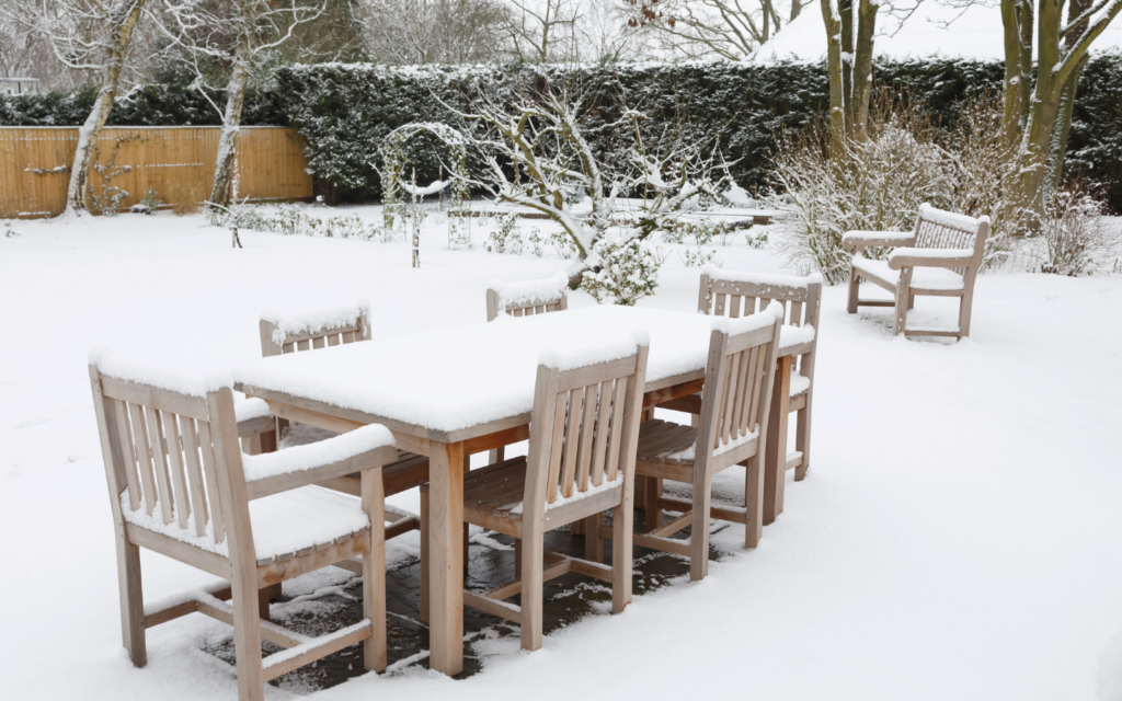 Jardin terrasse Hiver