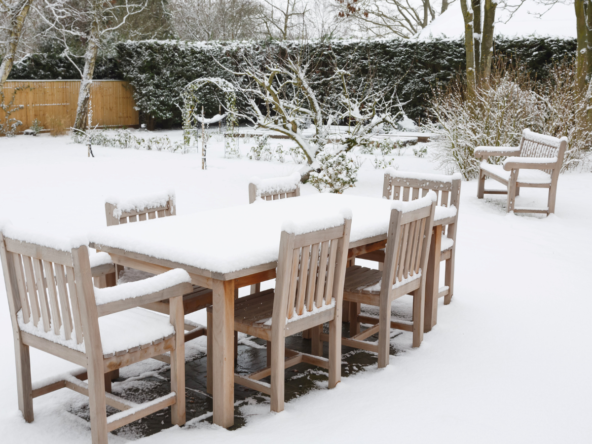 Jardin terrasse Hiver