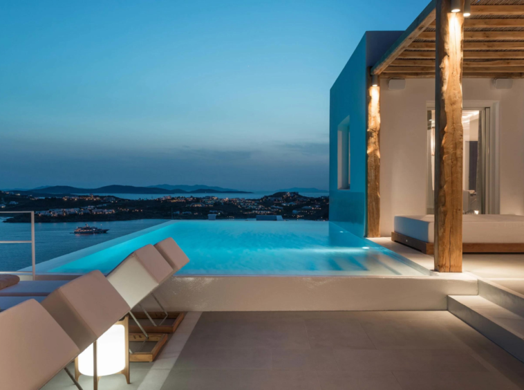 Villa contemporaine Mykonos Grèce