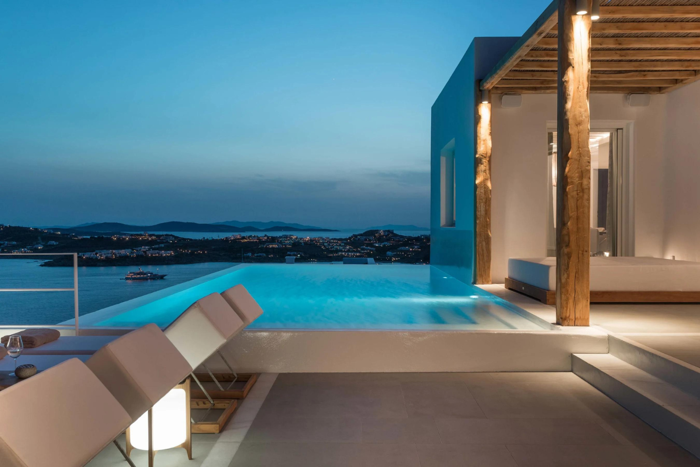 Villa contemporaine Mykonos Grèce