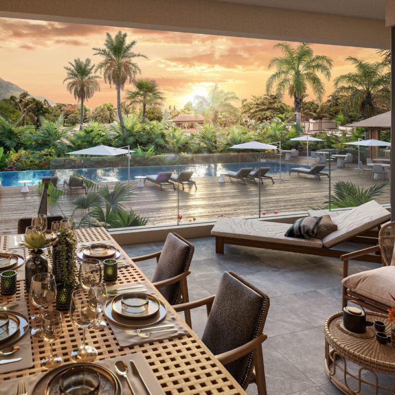 Wolmar flic en flac Île Maurice Appartement
