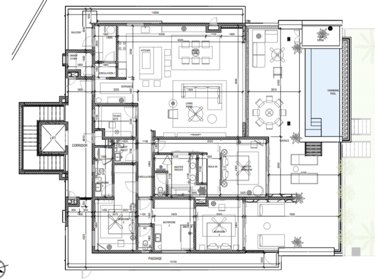 Penthouse à vendre près de Flic-en-Flac et de Tamarin Île Maurice