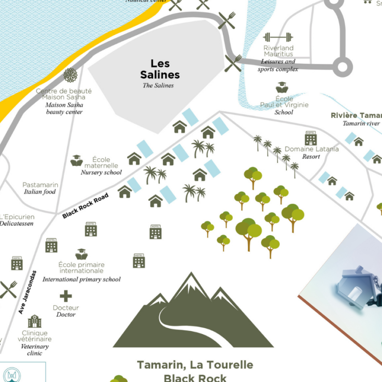 Villa de luxe à vendre à Tamarin, Rivière Noire - Île Maurice