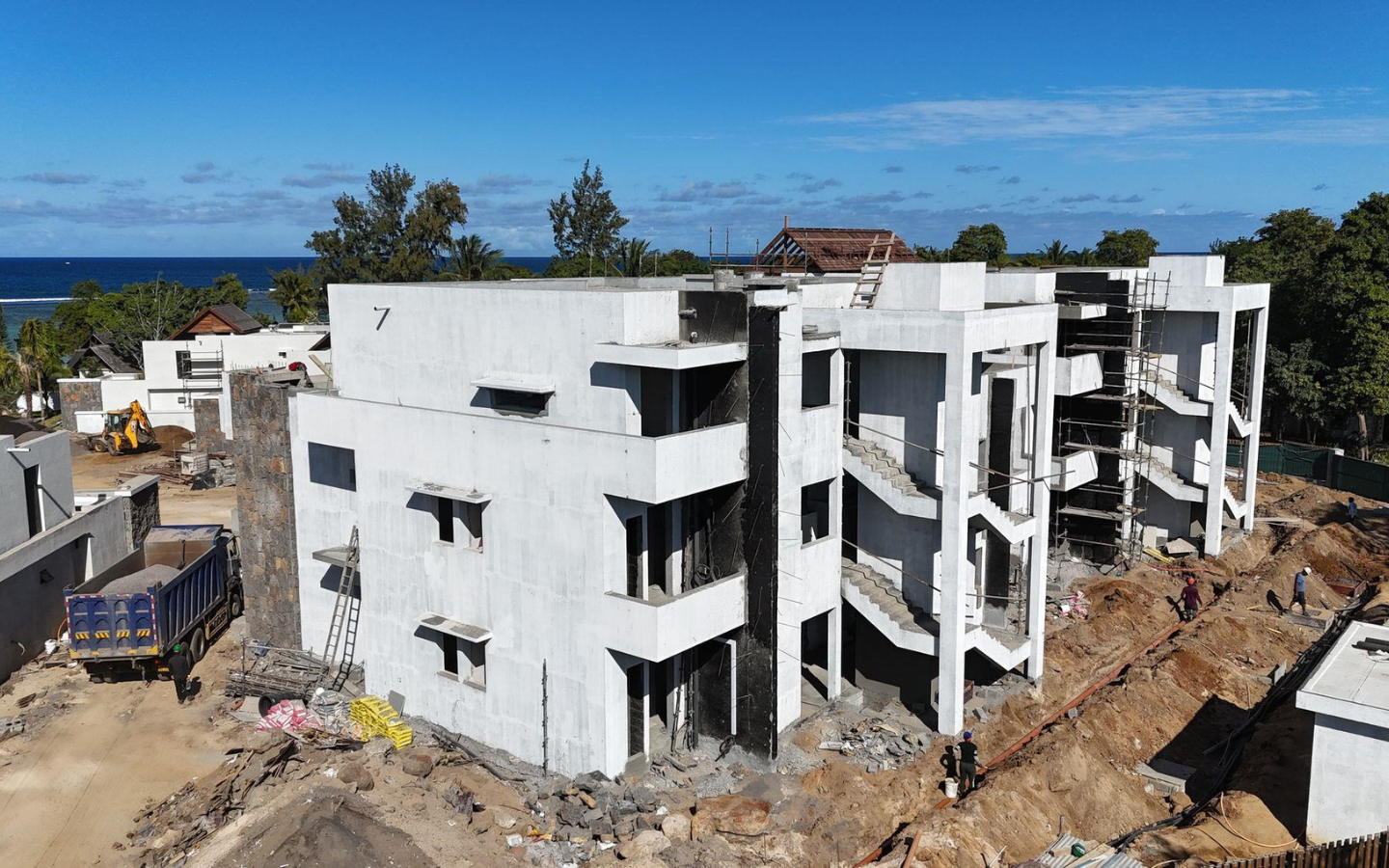 A vendre - Penthouse Pieds dans l'eau face au Morne, île Maurice