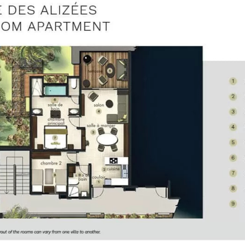 Appartements à vendre Grand Baie île Maurice