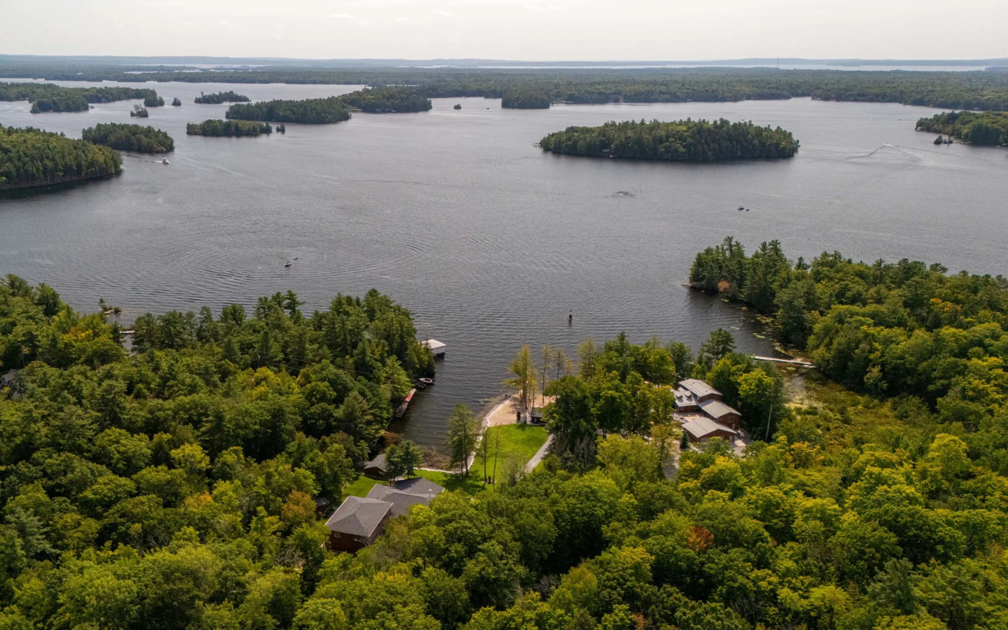 Maison de plain-pied à Muskoka, Georgian Bay, Canada