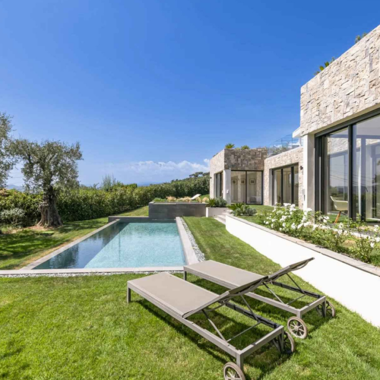 Villa contemporaine, Cannes, Côte d’Azur
