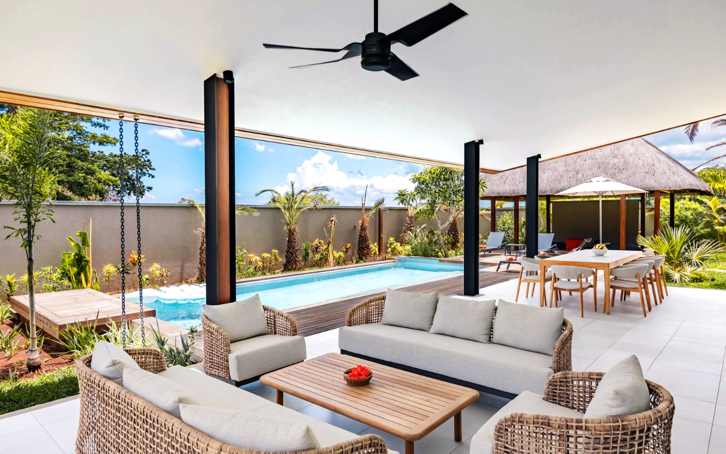 18 Villa à vendre Tamarin Rivière Noire île Maurice