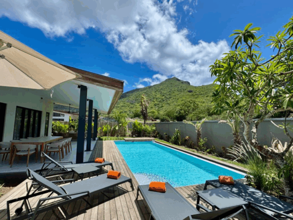 18 Villa à vendre Tamarin Rivière Noire île Maurice