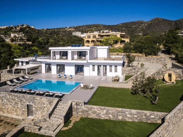 Villa Contemporaine Vue Mer Exceptionnelle - Agios Nikolaos, Crète