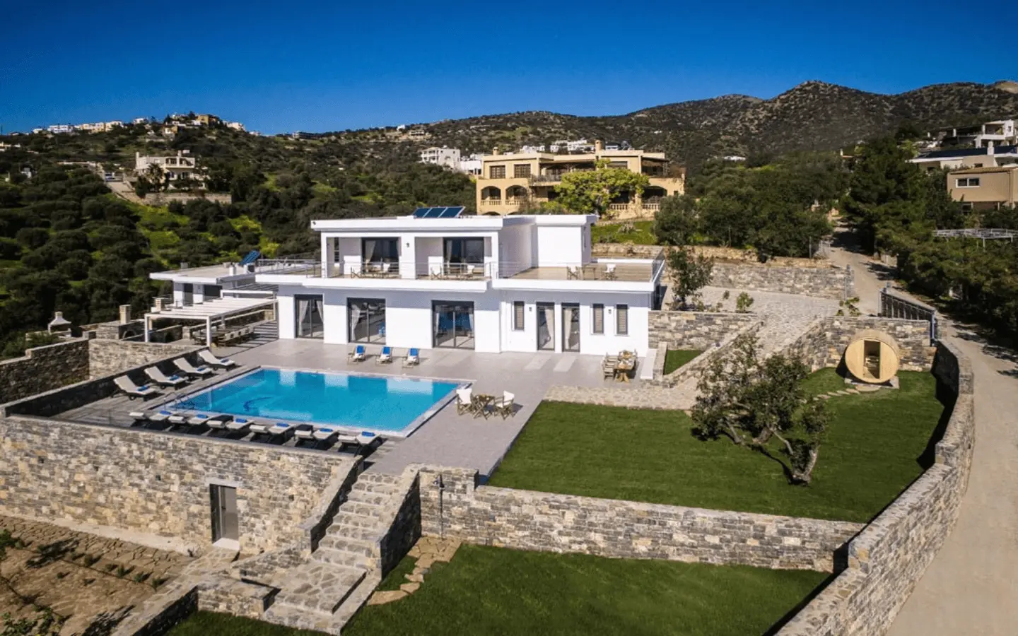 Villa Contemporaine Vue Mer Exceptionnelle - Agios Nikolaos, Crète