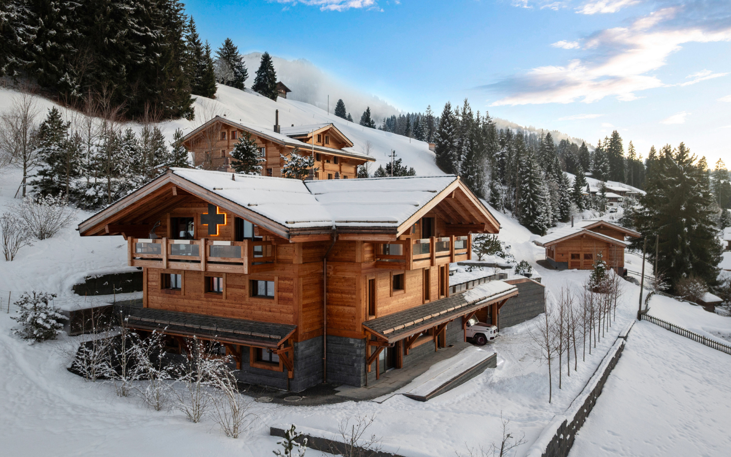 Chalet Luxe Oeschseite Gstaad Switzerland (7) 2 chalets de prestige à Zweisimmen, Oeschseite Valais bernois · Suisse