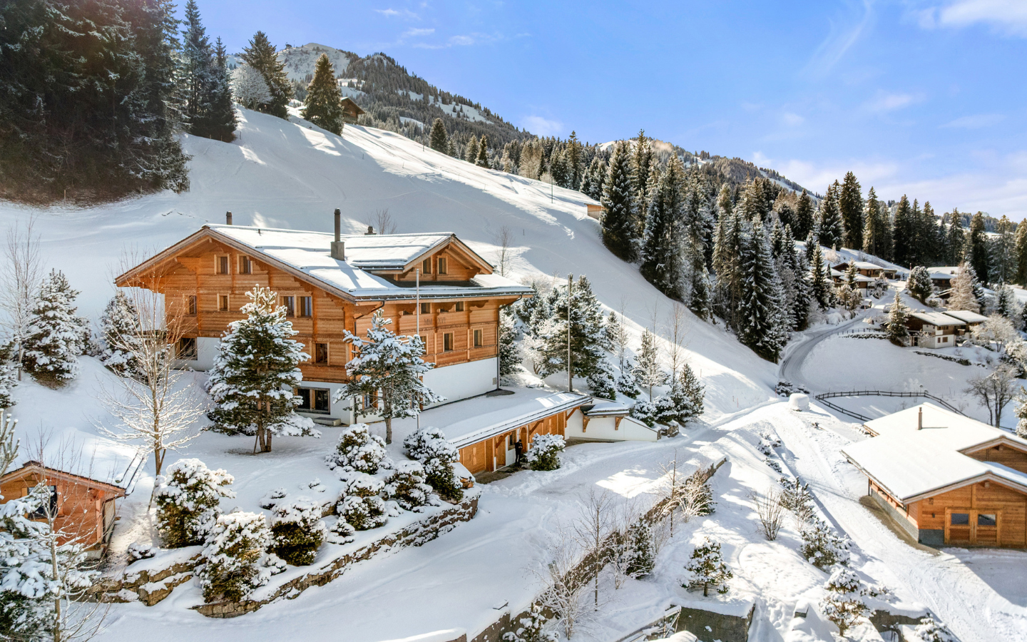 Chalet Luxe Oeschseite Gstaad Switzerland (8) 2 chalets de prestige à Zweisimmen, Oeschseite Valais bernois · Suisse