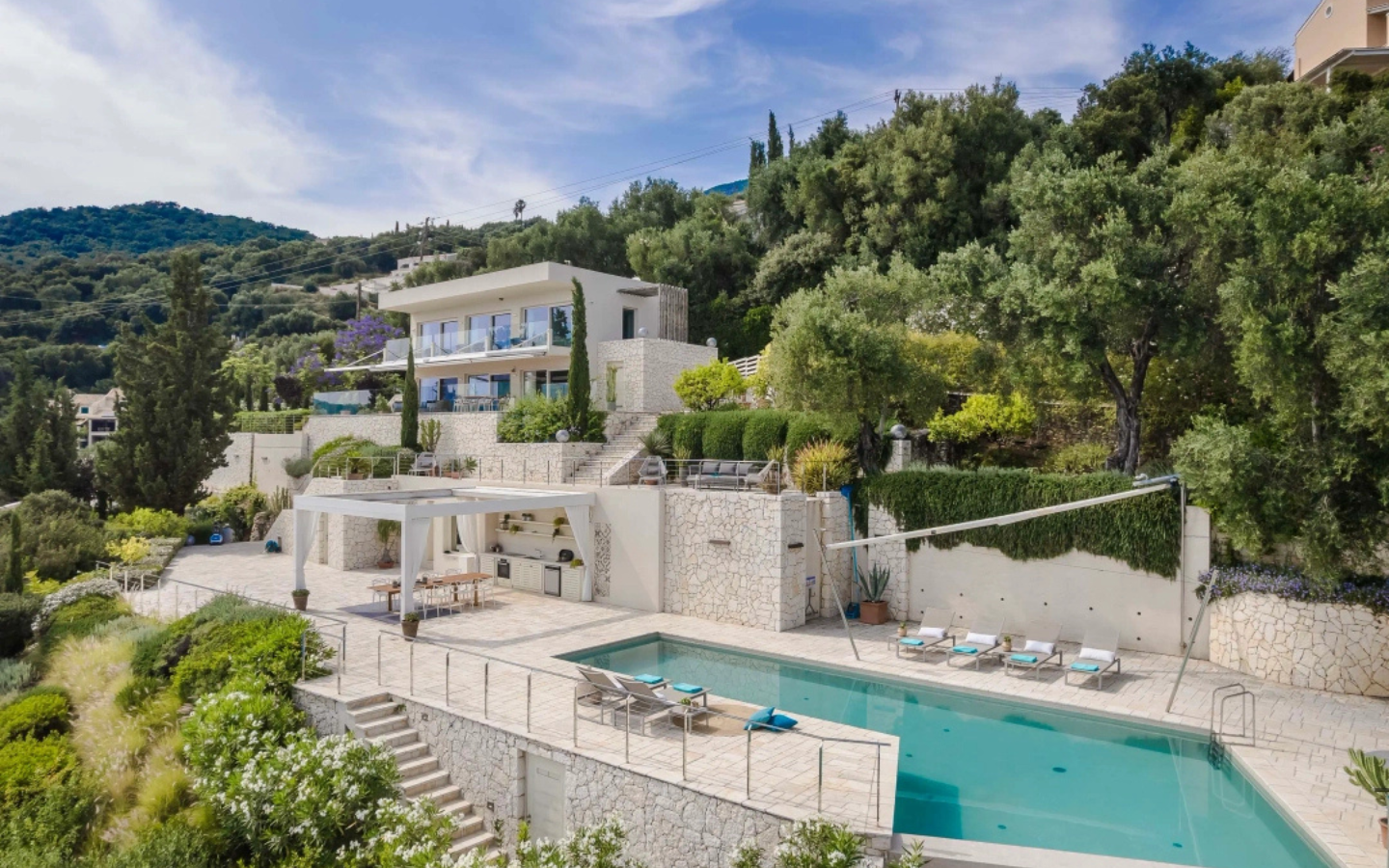 Île de Corfou Grèce villa de luxe (23) Île de Corfou Grèce villa de luxe