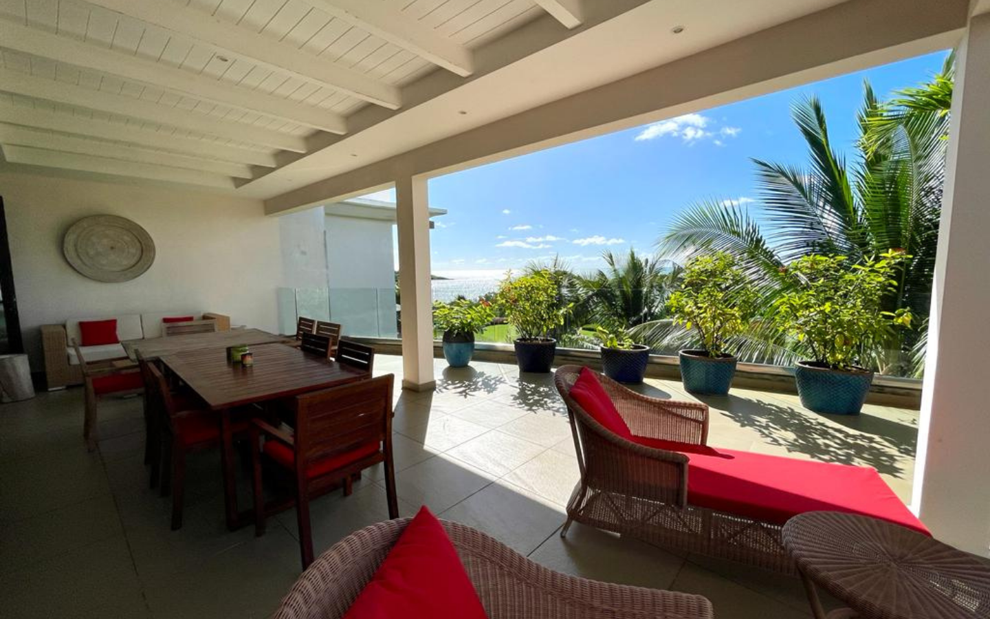 Roches Noires Île Maurice Penthouse (8) Penthouse 4 chambres piscine vue mer Roches Noires Île Maurice