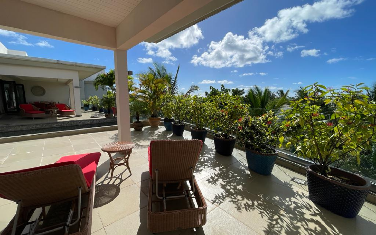 Roches Noires Île Maurice Penthouse Penthouse 4 chambres piscine vue mer Roches Noires Île Maurice