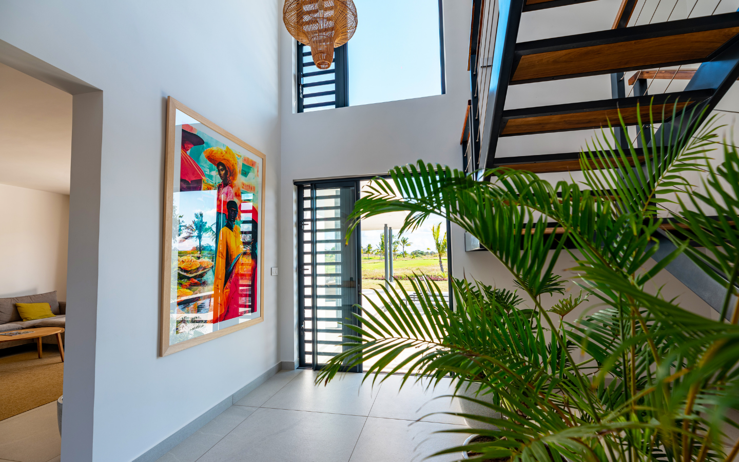 Roches Noires Île Maurice villa (8) Villa 4 chambres avec piscine privée et vue golf à Roches Noires