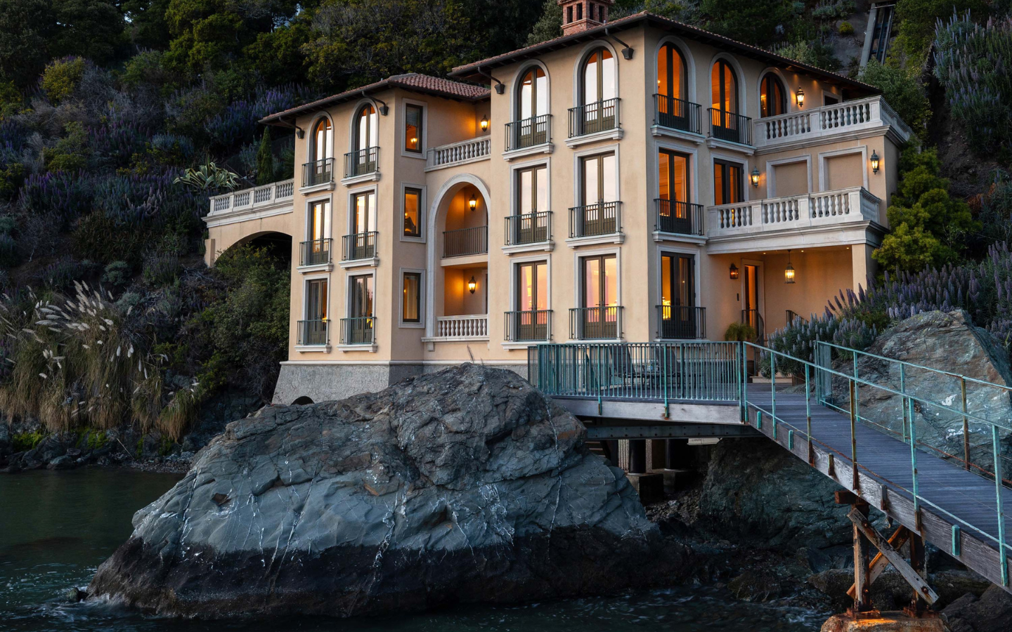 villa de luxe front de mer Belvedere Island San Francisco (13) villa de luxe, front de mer, Belvedere Island, San Francisco