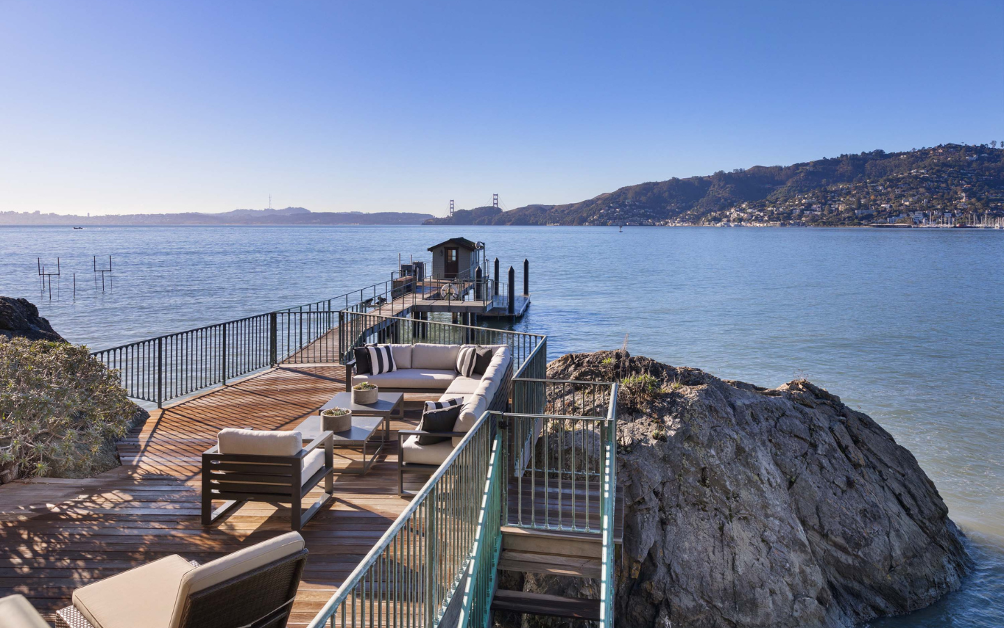 villa de luxe front de mer Belvedere Island San Francisco (7) villa de luxe, front de mer, Belvedere Island, San Francisco