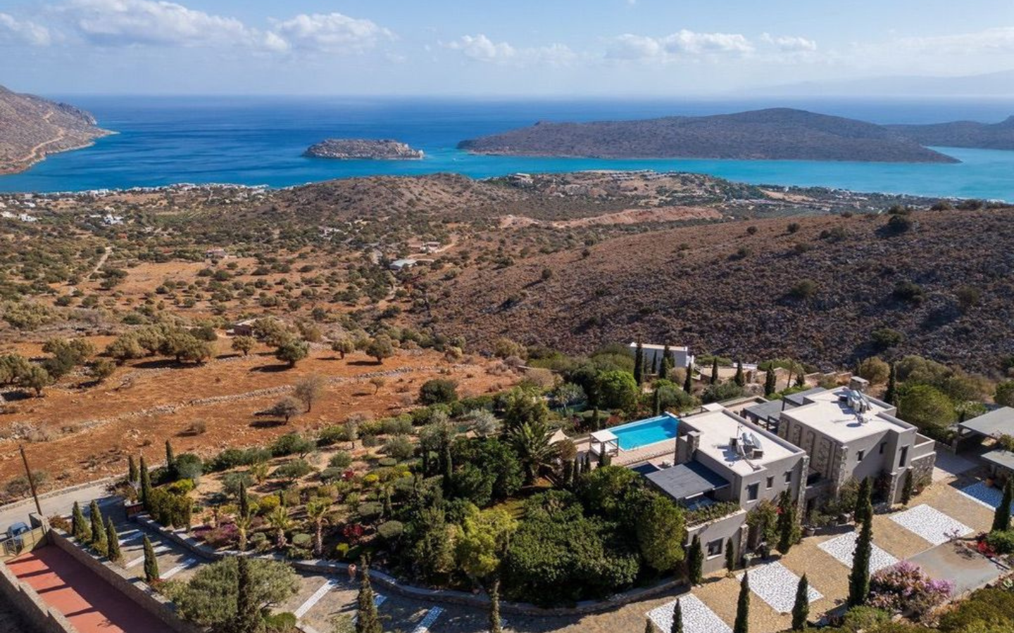2 villas à vendre Chavgas Plaka Crète Grèce (6) Propriété à vendre à Chavgas, Plaka, en Crète : 2 villas piscine à débordement