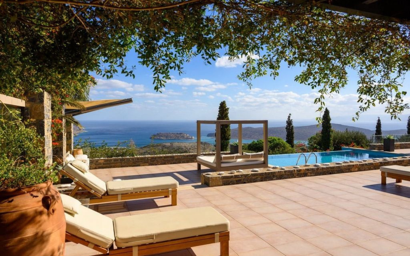 2 villas à vendre Chavgas Plaka Crète Grèce (7) Propriété à vendre à Chavgas, Plaka, en Crète : 2 villas piscine à débordement
