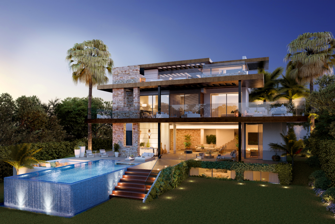Villas de luxe en contact avec l'environnement, Benahavis (certification BREEAM®)