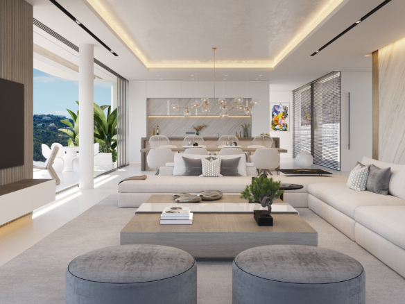 un développement de luxe de 18 villas durables dirigées par un design dans l'emplacement exceptionnel de Real de La Quinta, Marbella, Espagne