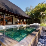 Villa à l'île Maurice 2 chambres décorée dans un style tropical chic