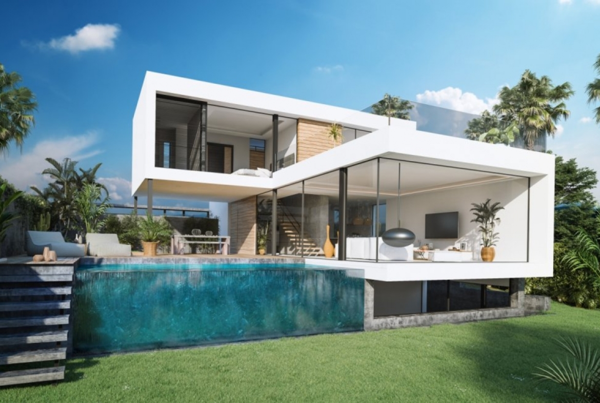 Villas de 4 chambres, salle de cinéma, salle de sport, sauna, Málaga