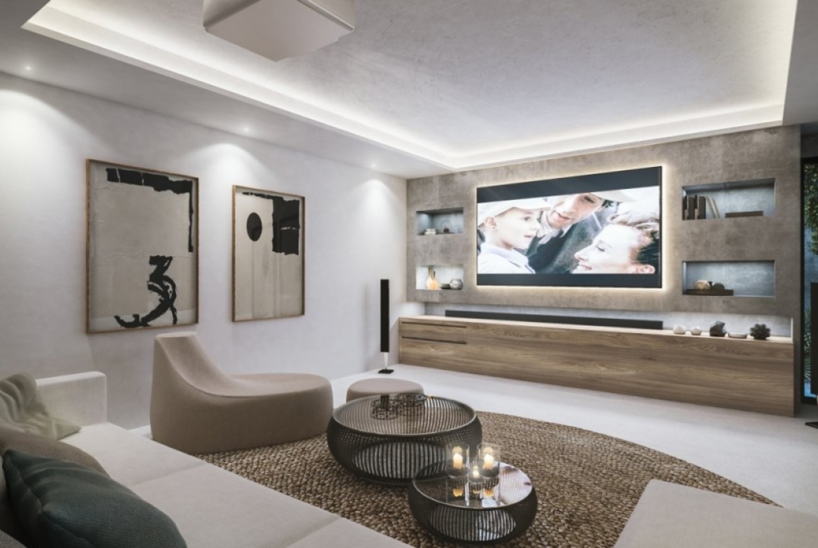 Villas de 4 chambres, salle de cinéma, salle de sport, sauna, Málaga
