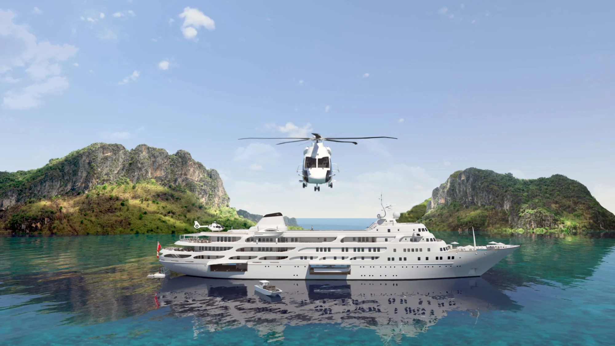 VENTE AUX ENCHÈRES Projet Y910: 120m Luxury Mega-Yacht