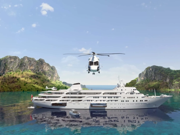 VENTE AUX ENCHÈRES LANCÉE ! Projet Y910 : 120m Luxury Mega-Yacht