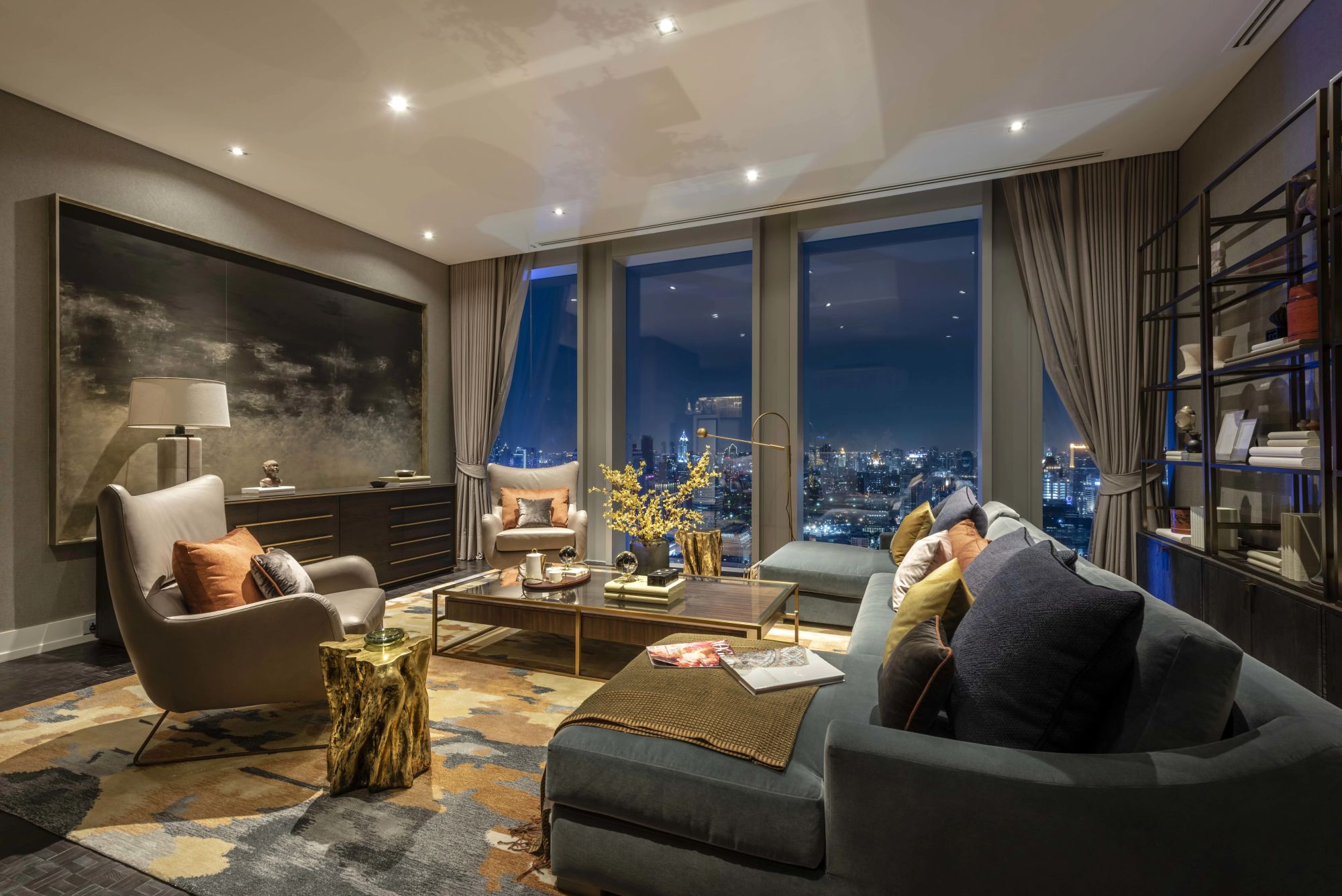 Bangkok Ritz-Carlton Duplex en vente vue incroyable sur la ville
